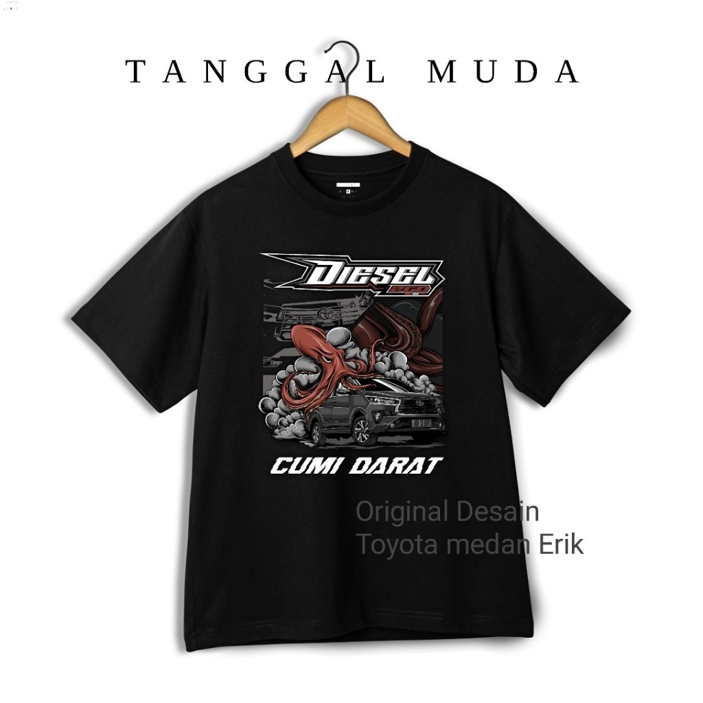 KAOS ORIGINAL “CUMI DARAT – DIESEL CLUB” Desain original kaos mobil innova reborn diesel 2gd