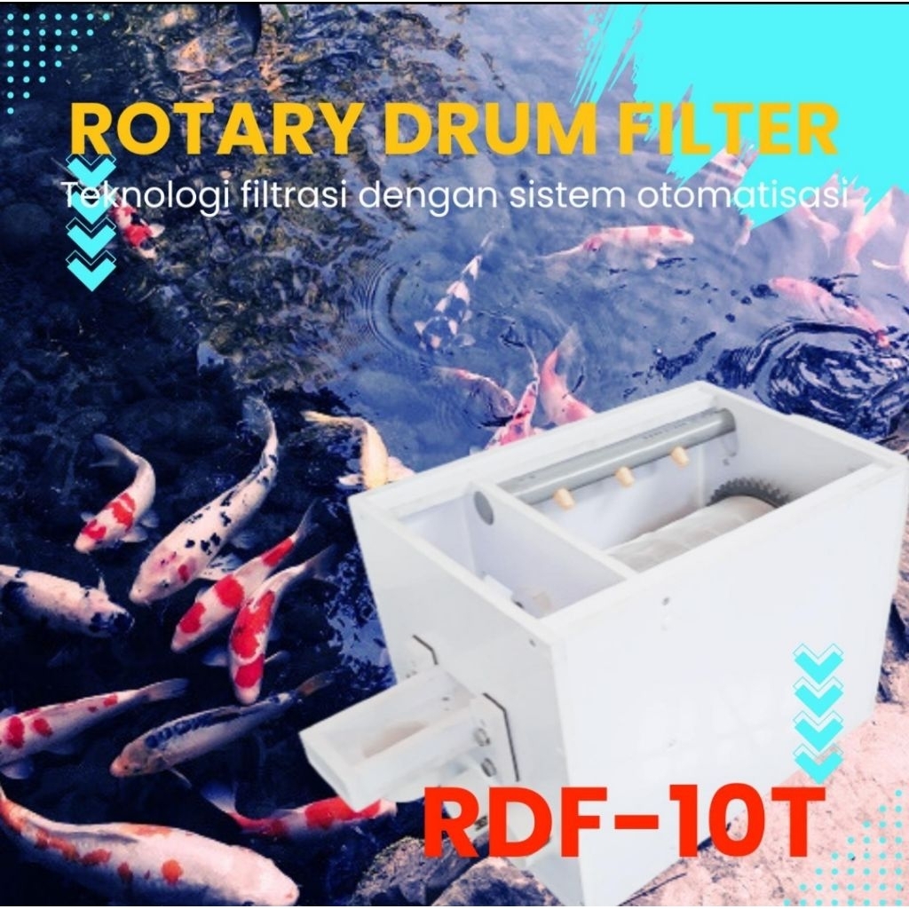 ROTARY DRUM FILTER - RDF 10T - rdf 10t
