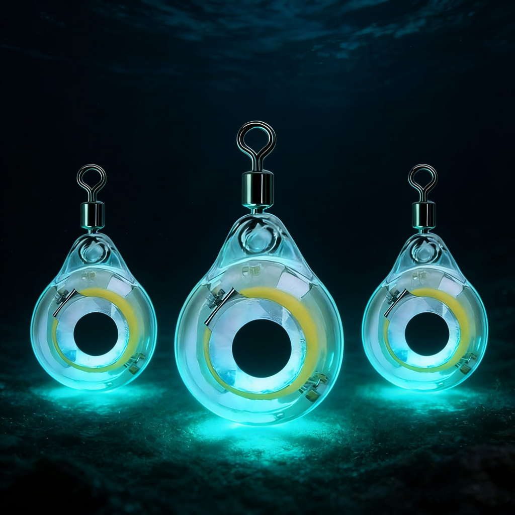 Ready Stock Lampu LED Perangkap Bentuk Mata Umpan Cumi-cumi