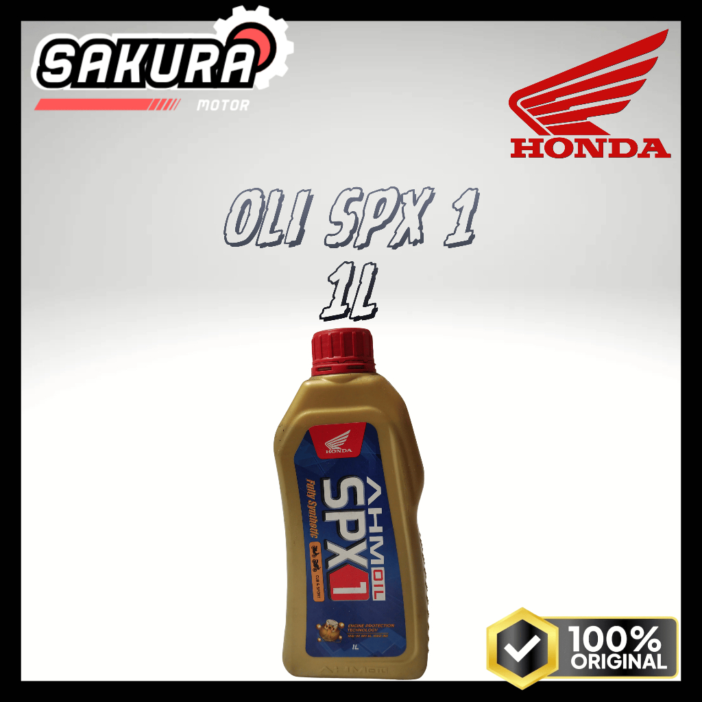 Oli Motor Honda SPX1 1 Liter 10W-30 - Bebek & Sport