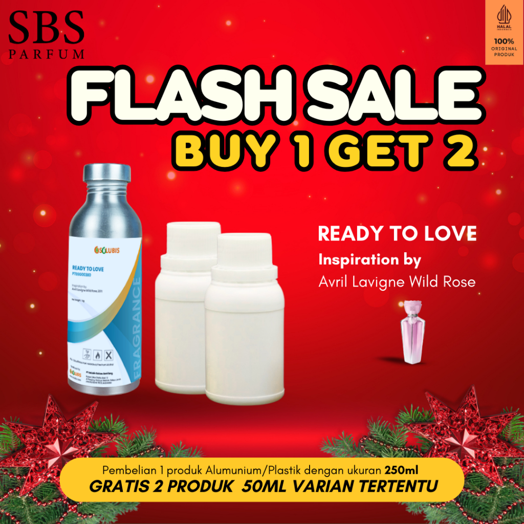 BUY 1 GET 2 FREE - Bibit Parfum Murni Original [Ready to Love] | 250ml - Inspired by Avril Lavigne W