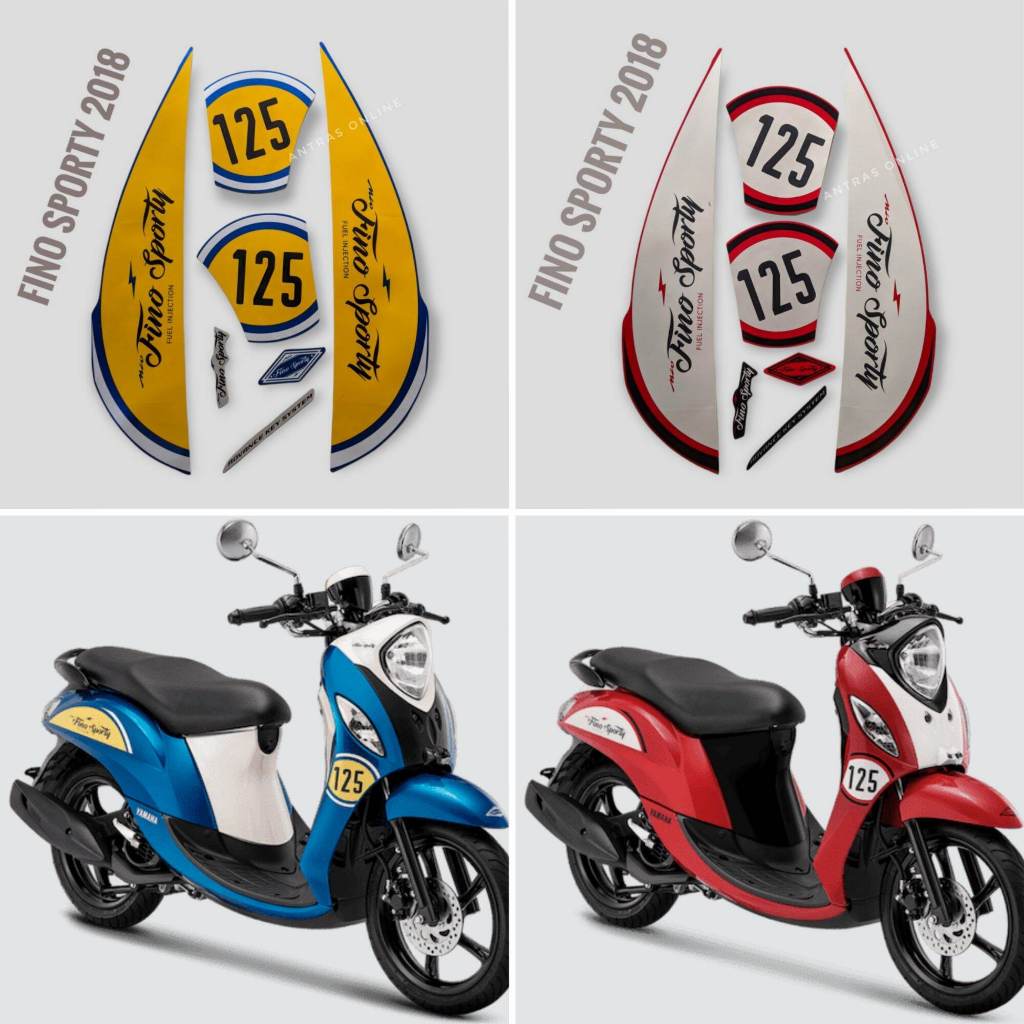 STIKER STRIPING FINO 125 2018