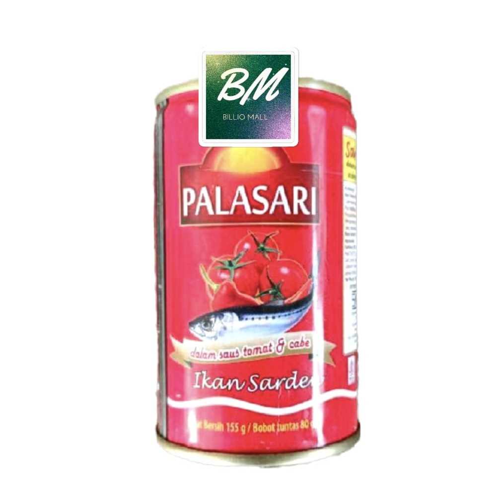 PALASARI Sarden Saus Tomat dan Cabe Kaleng 155 gr