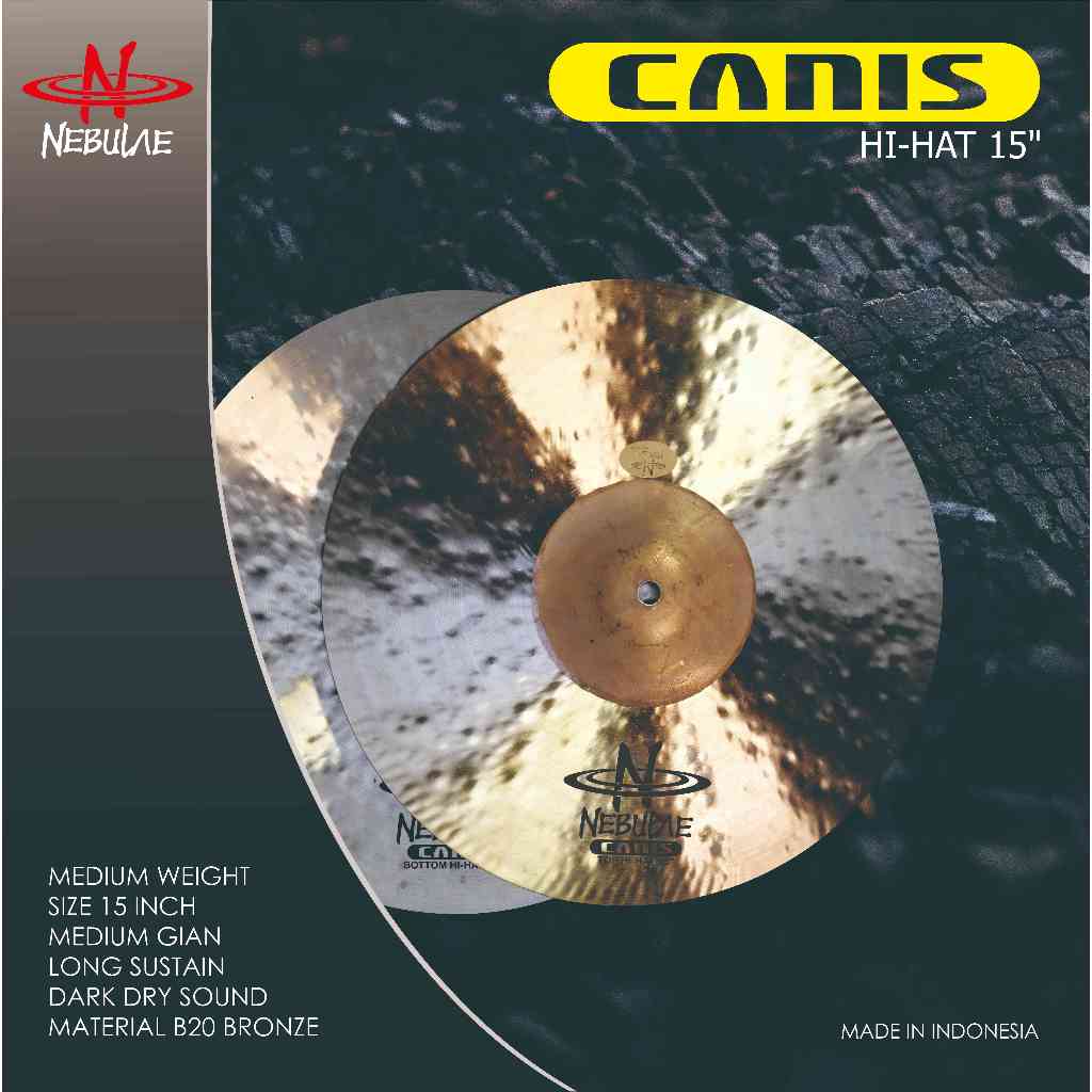 Nebulae Canis Hi Hat 15" Hi-Hat Cymbals