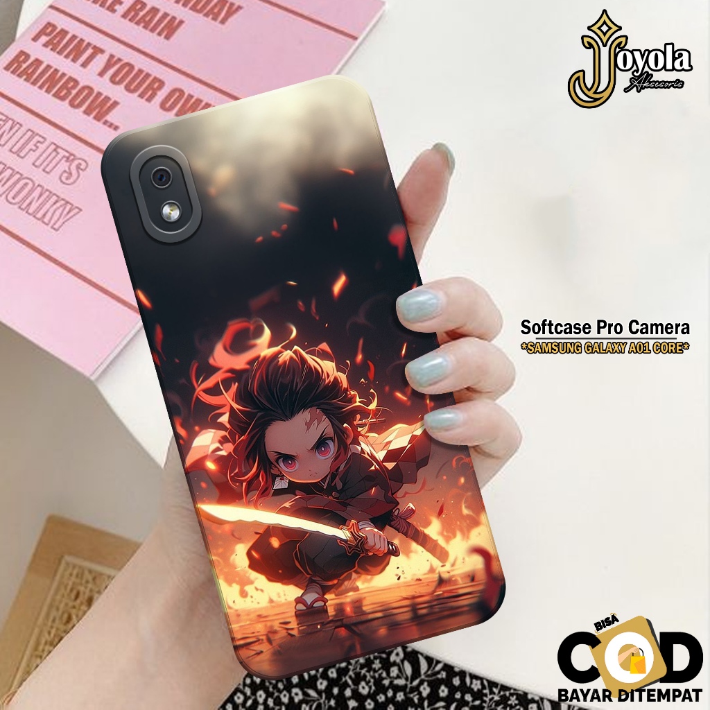Softcase Samsung Galaxy A01 Core Silikon Pro Camera Fashion Case Anime Kesing Samsung Galaxy A01 Cor