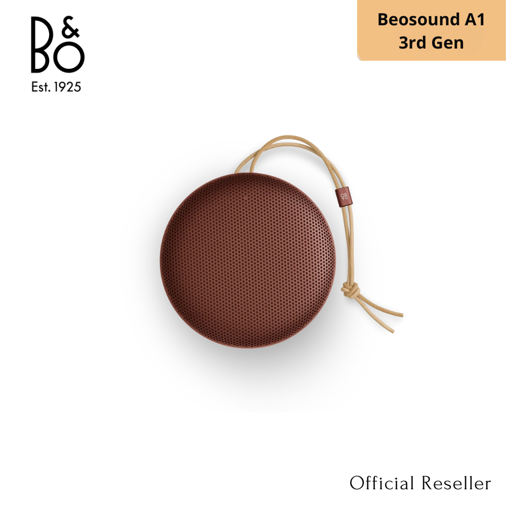 Bang & Olufsen Beosound A1 3rd Gen - Waterproof Bluetooth Portable speaker - Rustic Red