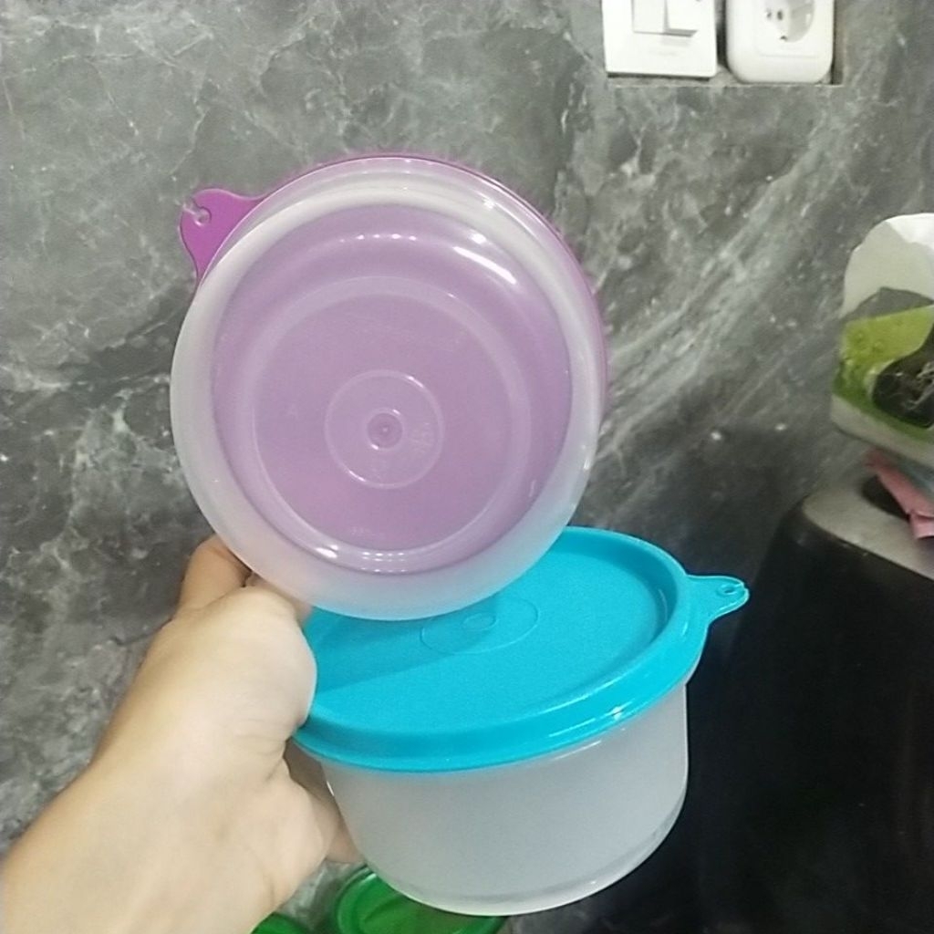 Wadah MPASI TUPPERWARE small round rice bowl