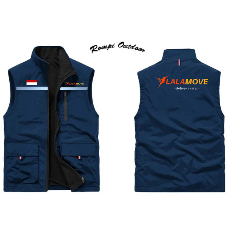 Rompi Vest Lalamove Original | Jaket Kurir Lalamove
