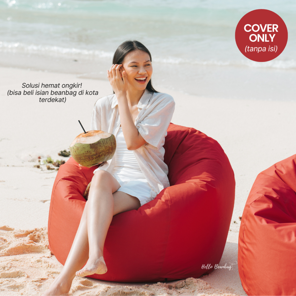 BEAN BAG cover Only Ball Bulat WATERPROOF Murah Kursi Santai Lesehan Murah sarung BEANBAG Jumbo