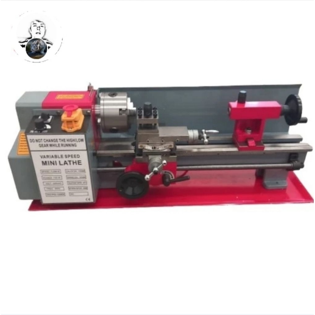 MESIN BUBUT MINI LATHE WOOD METAL WORKING 550WATT MODEL CJ0618