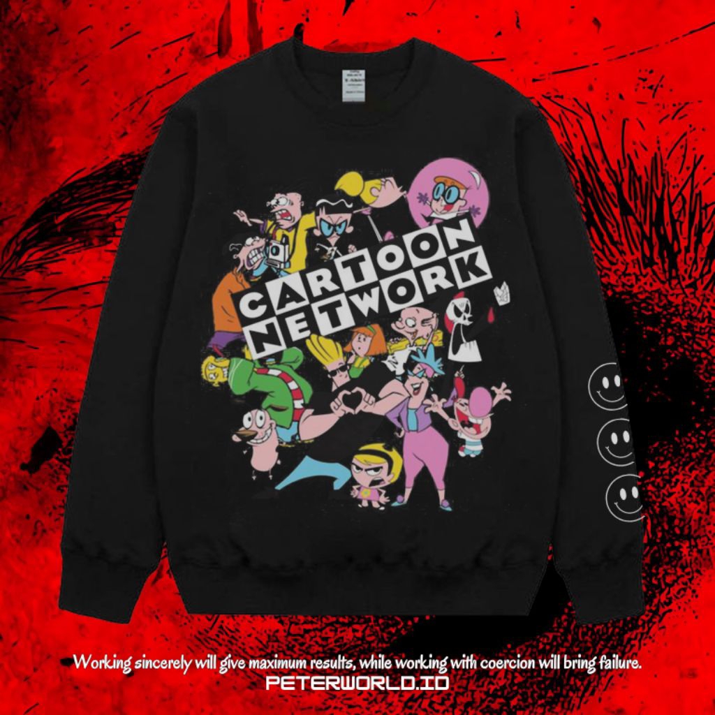 Peterworld "Cartoon Network" Crewneck | Hoodie | Jaket | Sweater Crewneck Cartoon Network Original P