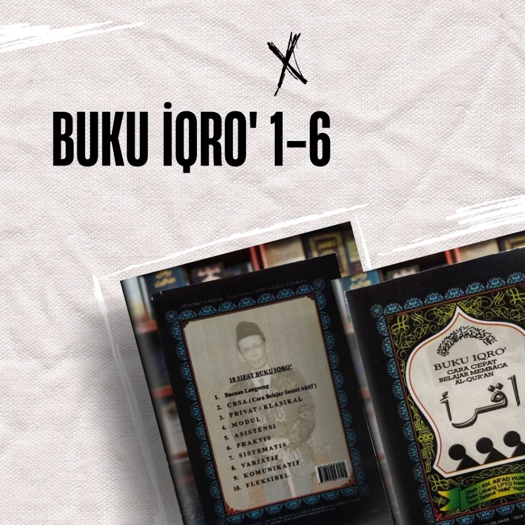 Buku Iqro' Kecil 1-6