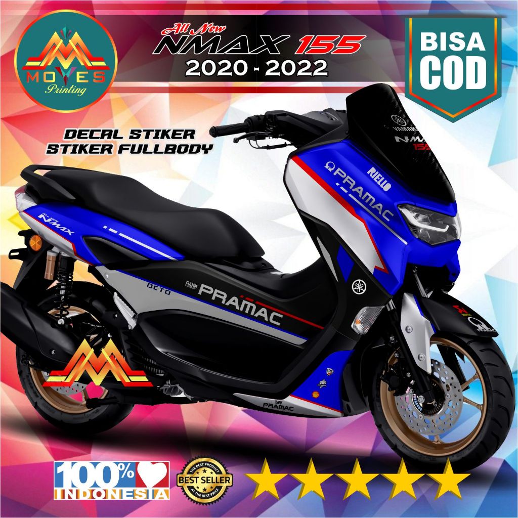 Decal all new Nmax 155 2020-2022 full body stiker yamaha nmax pramac