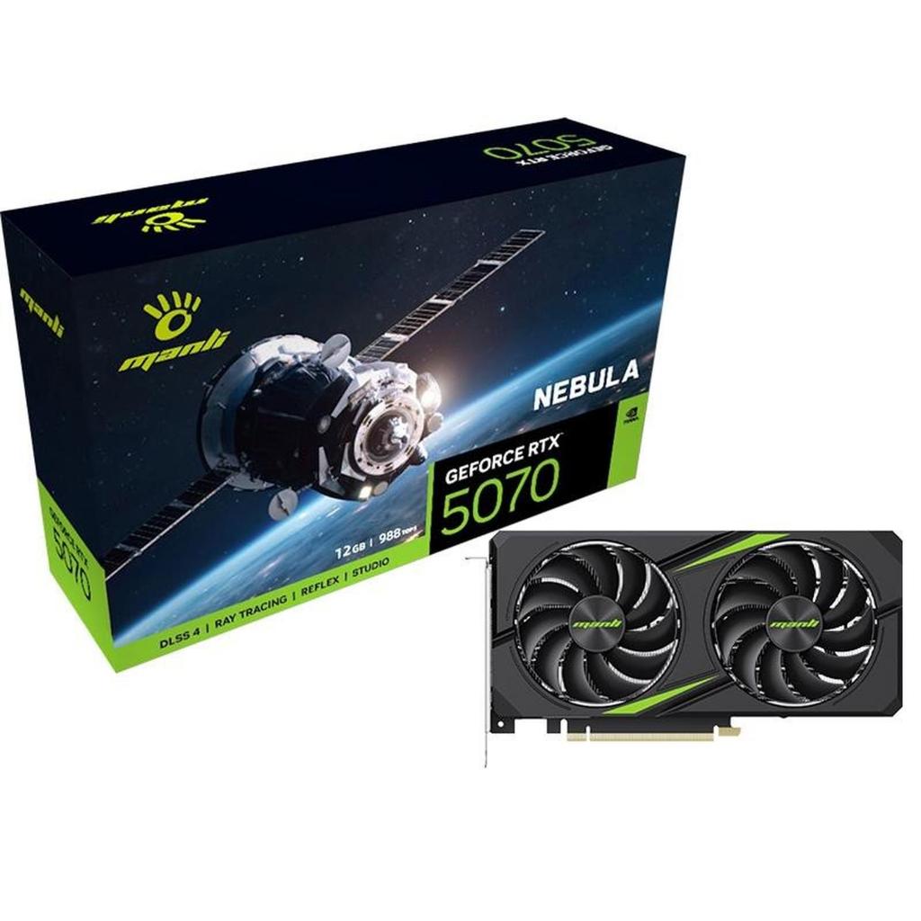 MANLI Nebula GeForce RTX 5070 / RTX5070 12GB GDDR7