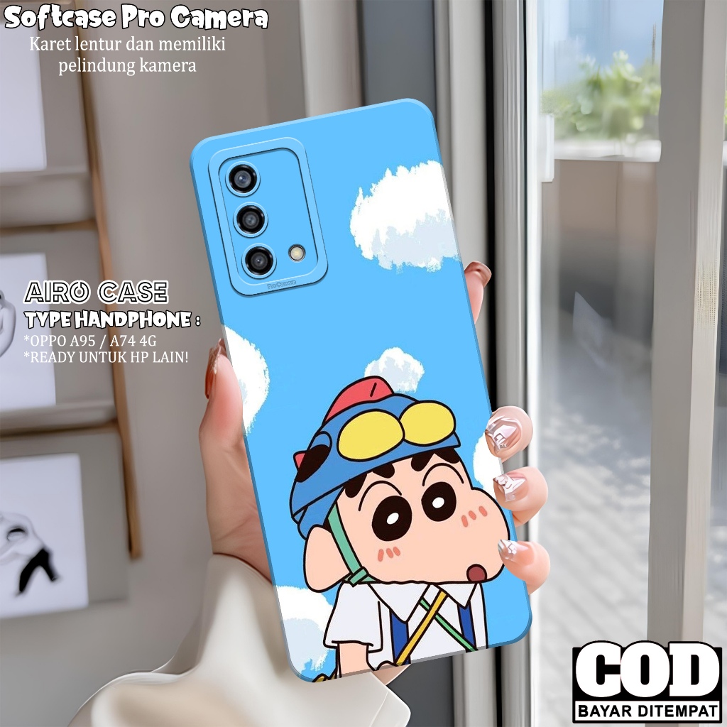 Softcase OPPO A95/ A74 4G Terbaru Case OPPO A95/ A74 4G Fashion Case KARTUN Casing OPPO A95/ A74 4G 