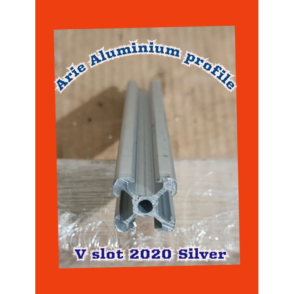 Aluminium Profile V Slot 2020 Silver
