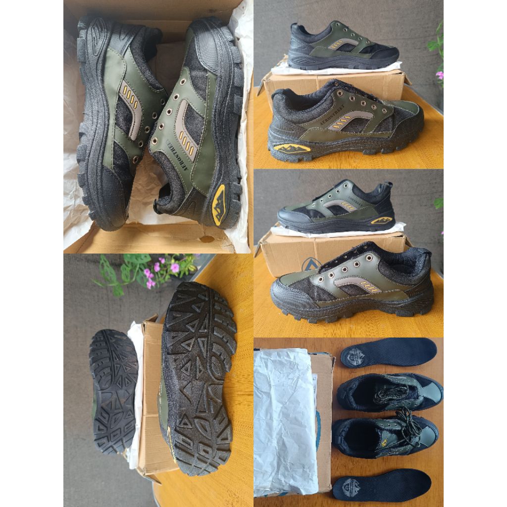 Sepatu Aerostreet Ormond Army sepatu outdoor