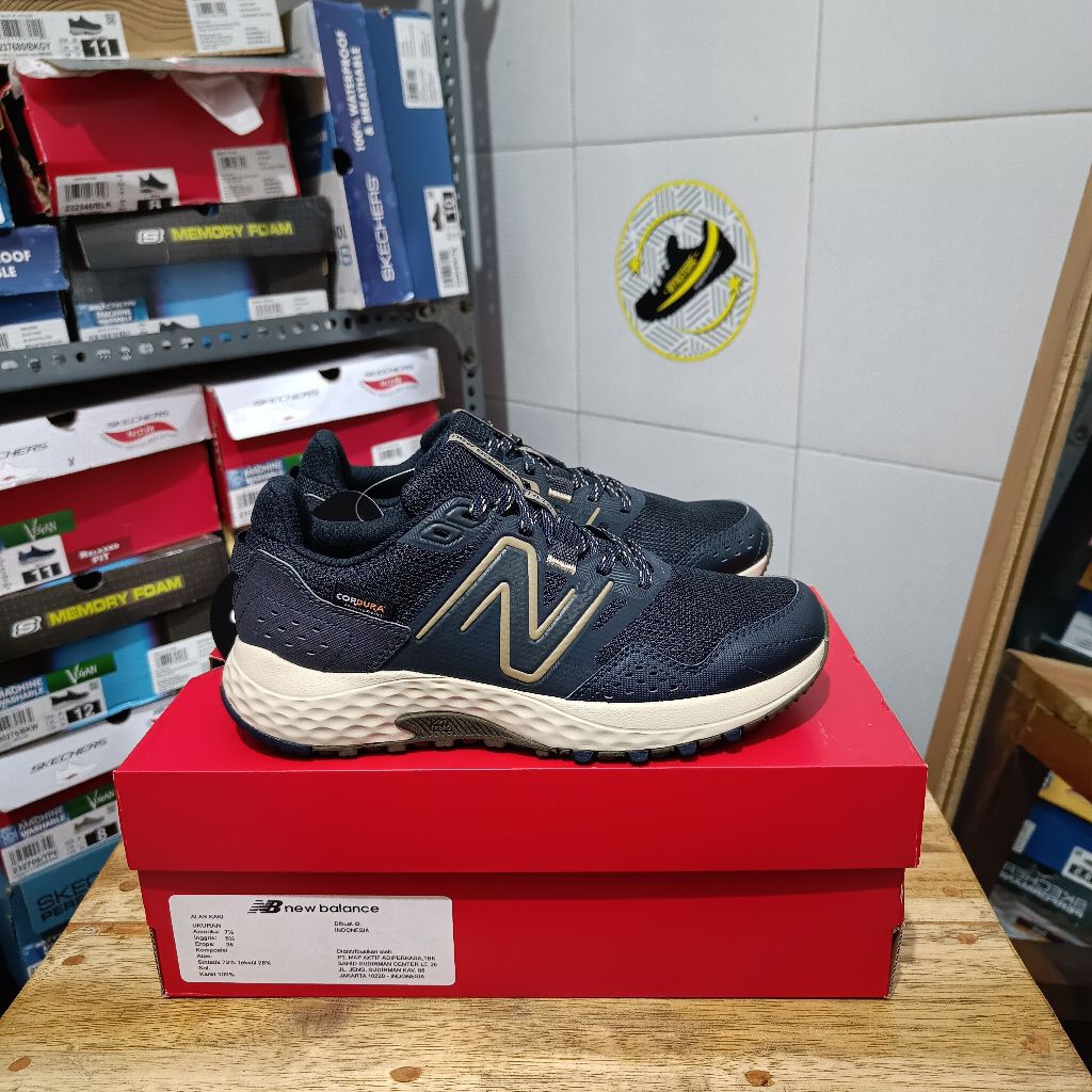 Sepatu Trail Run - Nb 410 Trail Black / Navy Women's