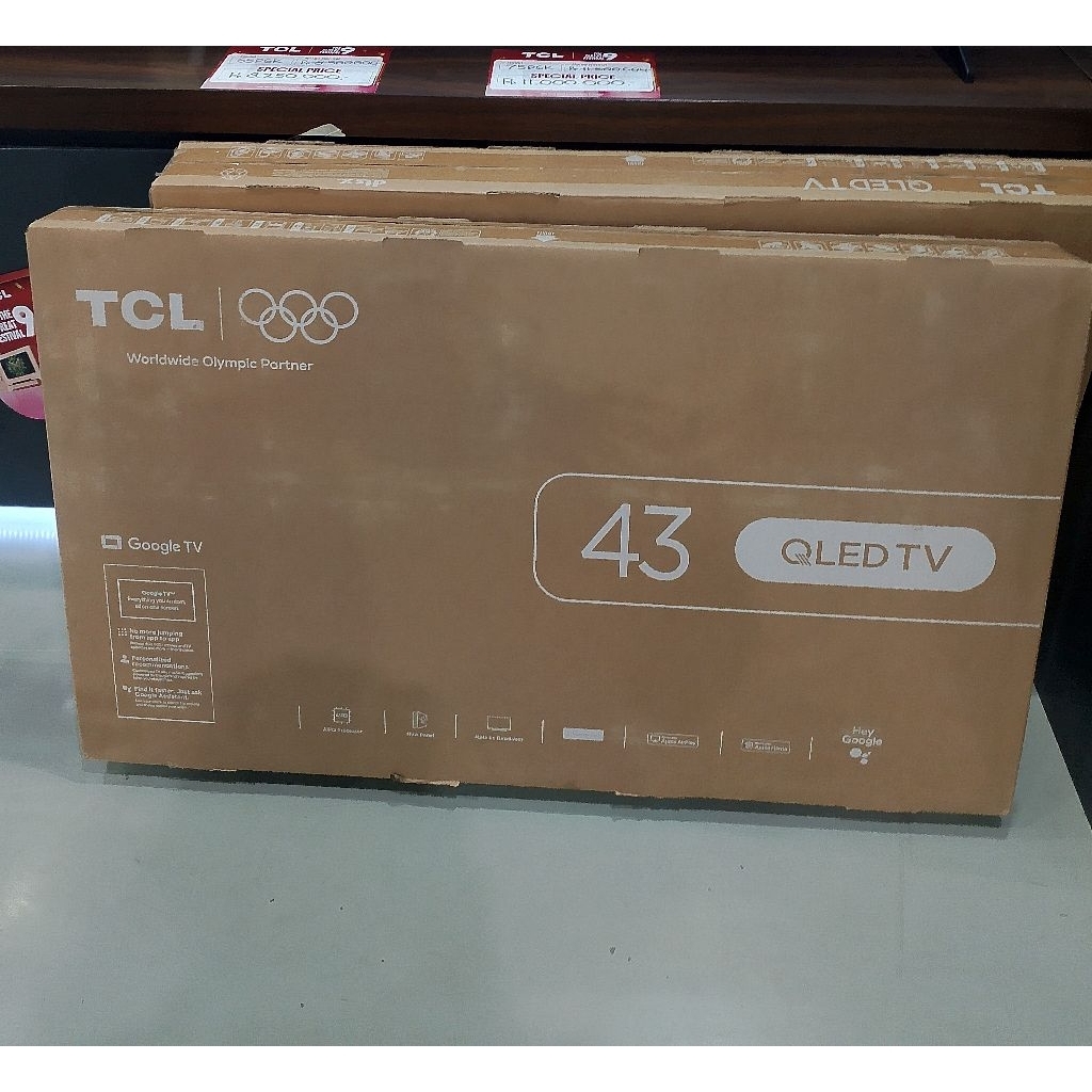 TCL - TV QLED 50" UHD GOOGLE TV - 50T61C