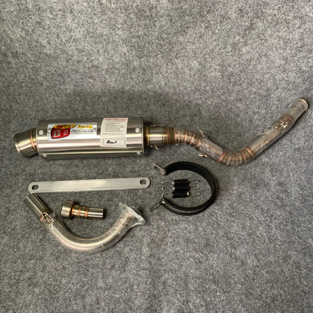 Knalpot Original CLD Type C3 Bulat C3 Oval Beat Karbu Beat Fi Scoopy Karbu Scoopy Fi Vario 110