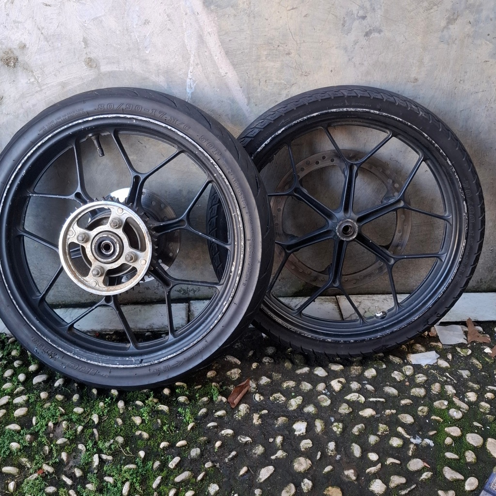 Velg Sonic 150 r LED set depan belakang original copotan