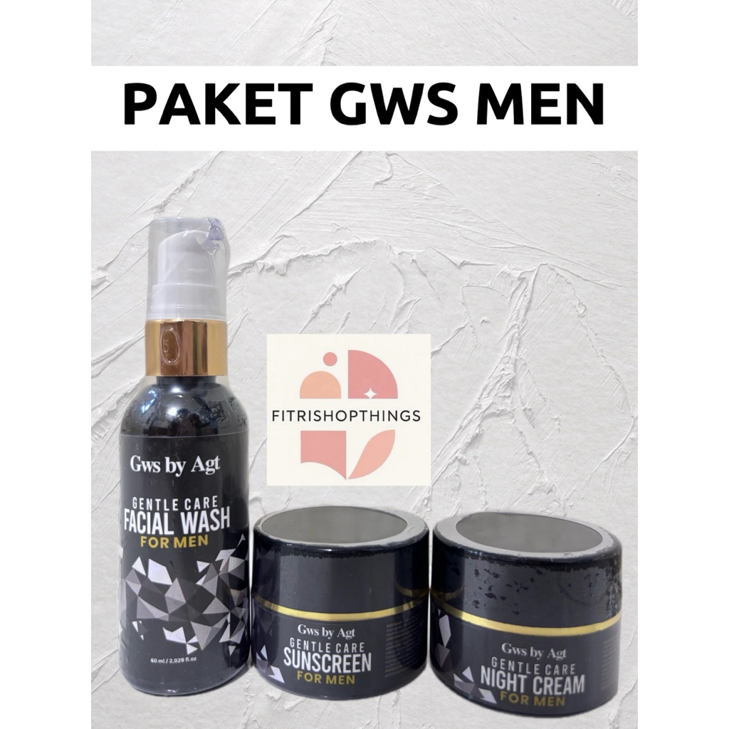 GWS MEN BPOM Skincare cowok GWS by agt