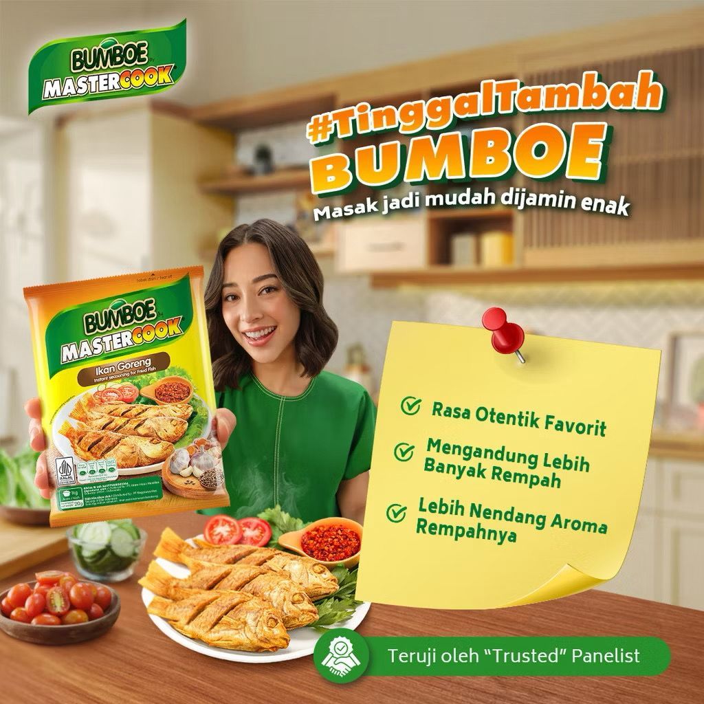 Bumboe by Mastercook Bumbu Ikan Goreng 1 Karton (20 Renteng / 200 Pcs)