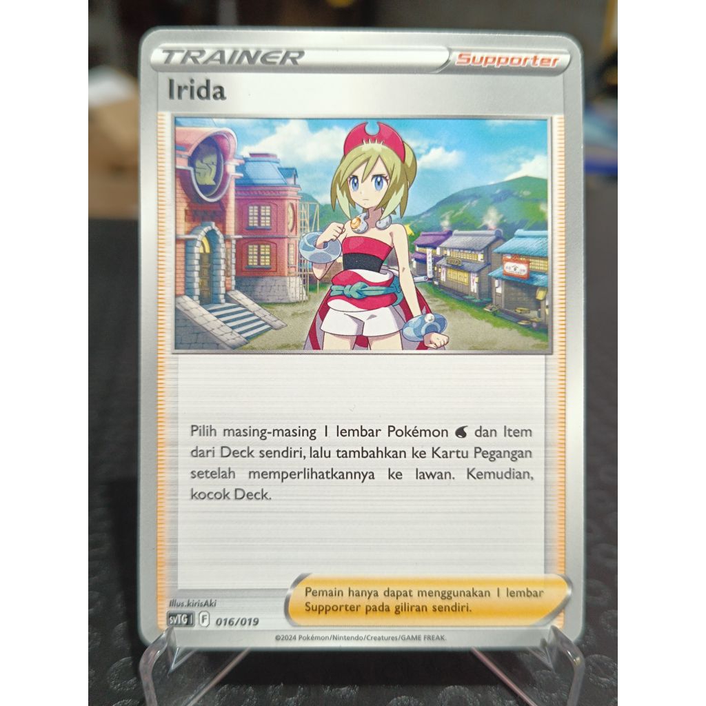 kartu pokemon TCG ori Indonesia trainer Irida