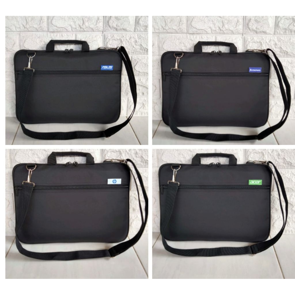 Tas Laptop 11,6" - 12" ASUS. LENOVO. HP. ACER. DELL. SAMSUNG. POLOS. + Tali Panjang. bahan tahan air