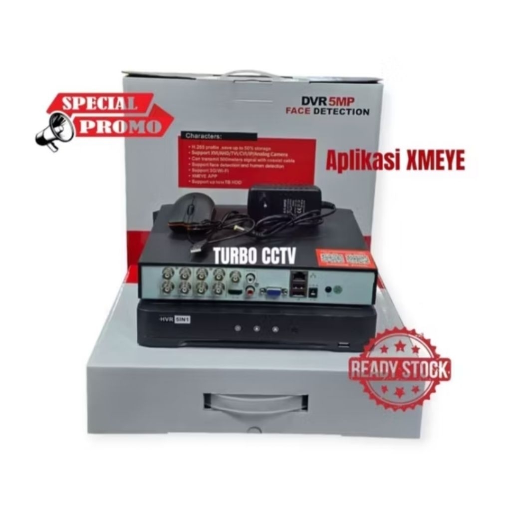 DVR CCTV AHD / DVR AHD 8 Channel XMEYE 5MP