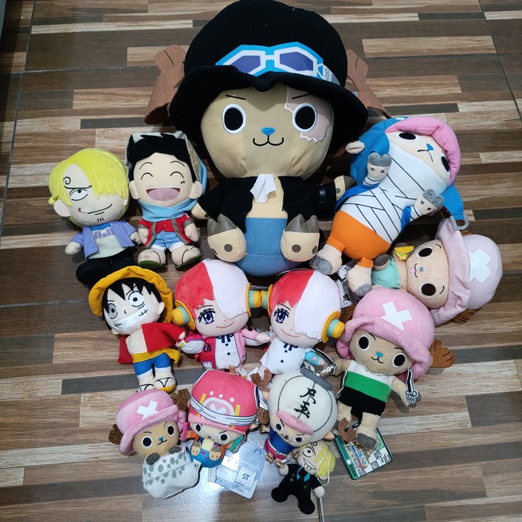 [UPDATE & ORI] MERCH ONE PIECE PLUSHIE | Luffy | Zoro | Chopper | Sanji