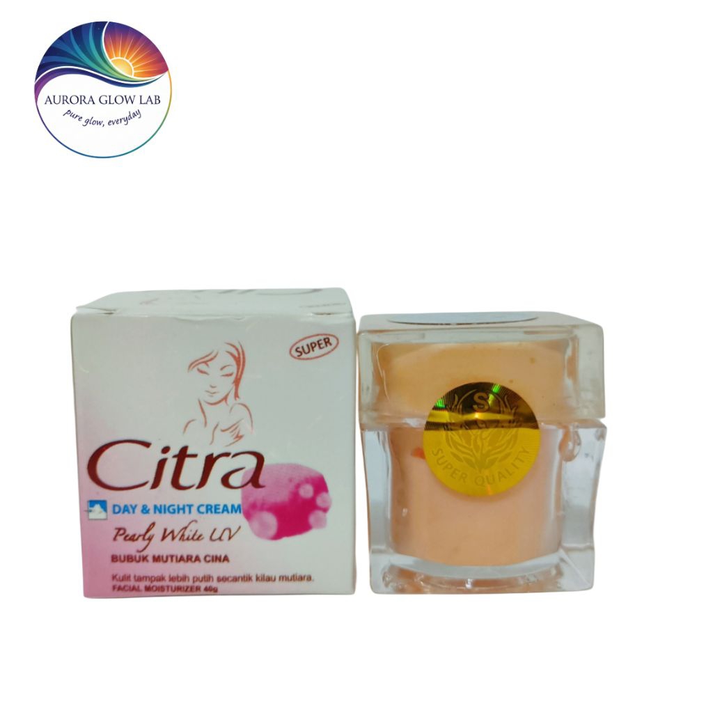 Citra Pearly White UV Day & Night Cream – Krim Wajah Cerah & Glowing Harian | Whitening & Moisturize