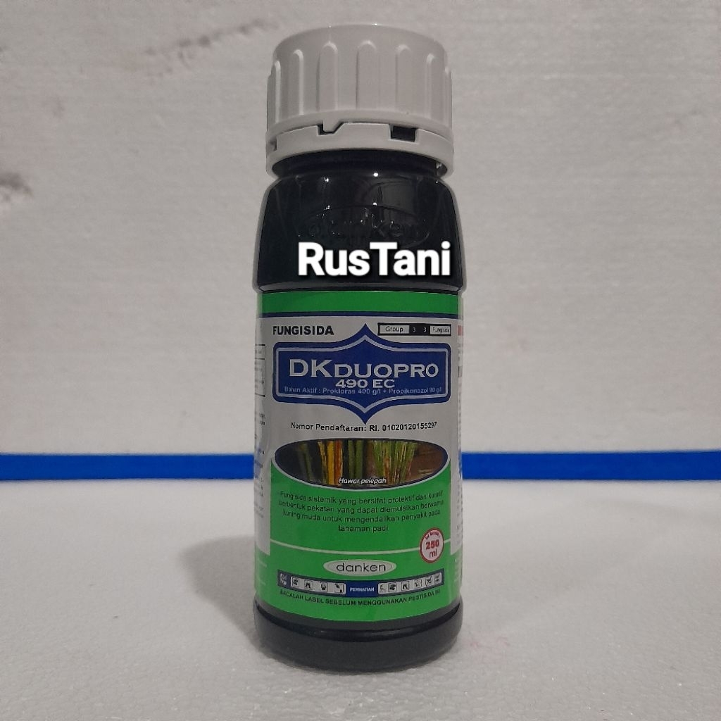 Fungisida DKDUOPRO 490EC @250ml Bahan Aktif : Prokloraz 400g/l + Propikonazol 90g/l