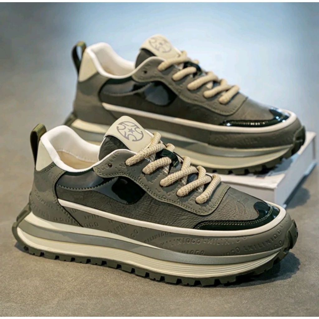 Sepatu Sneakers Cowok Keren Sepatu Sport Sepatu Casual Kekinian Termurah