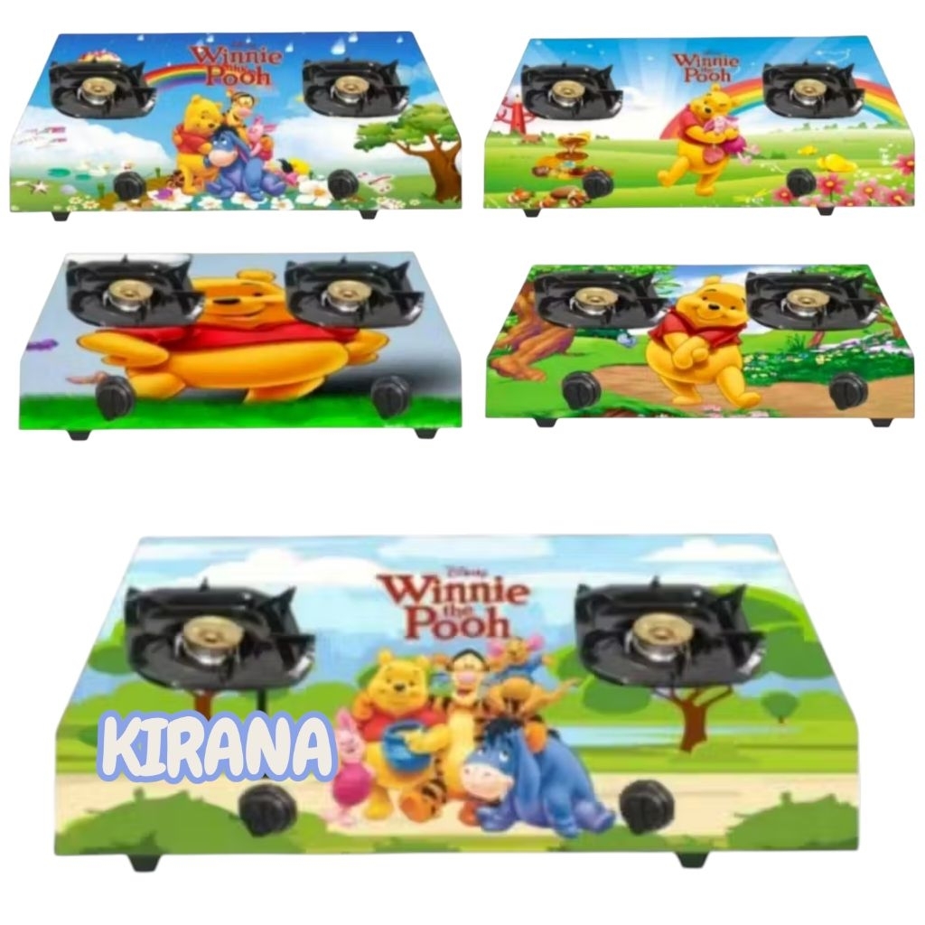 STIKER KOMPOR 2 TUNGKU MOTIF KARAKTER