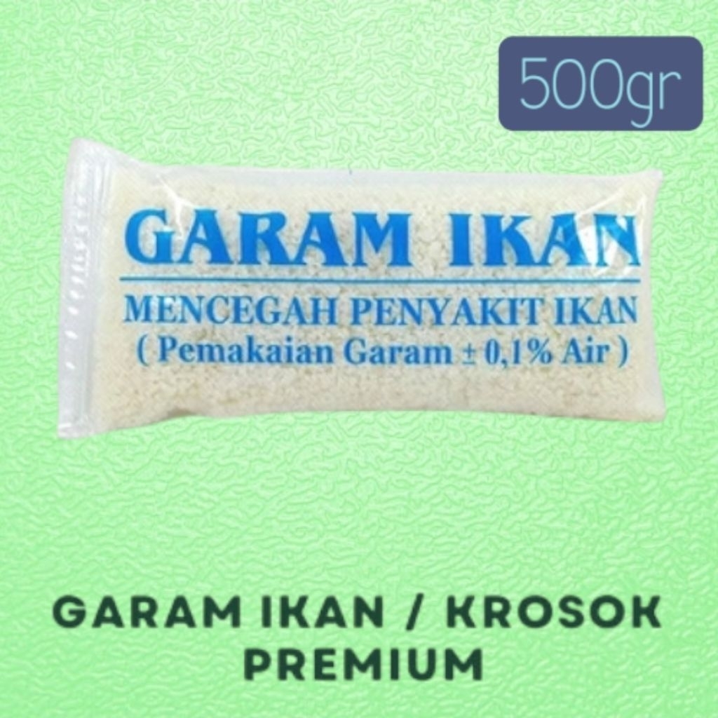 Garam ikan 500gr Garam Ikan Perawatan Kolam Garam Ikan Serbaguna Garam Ikan Kualitas Premium Garam I