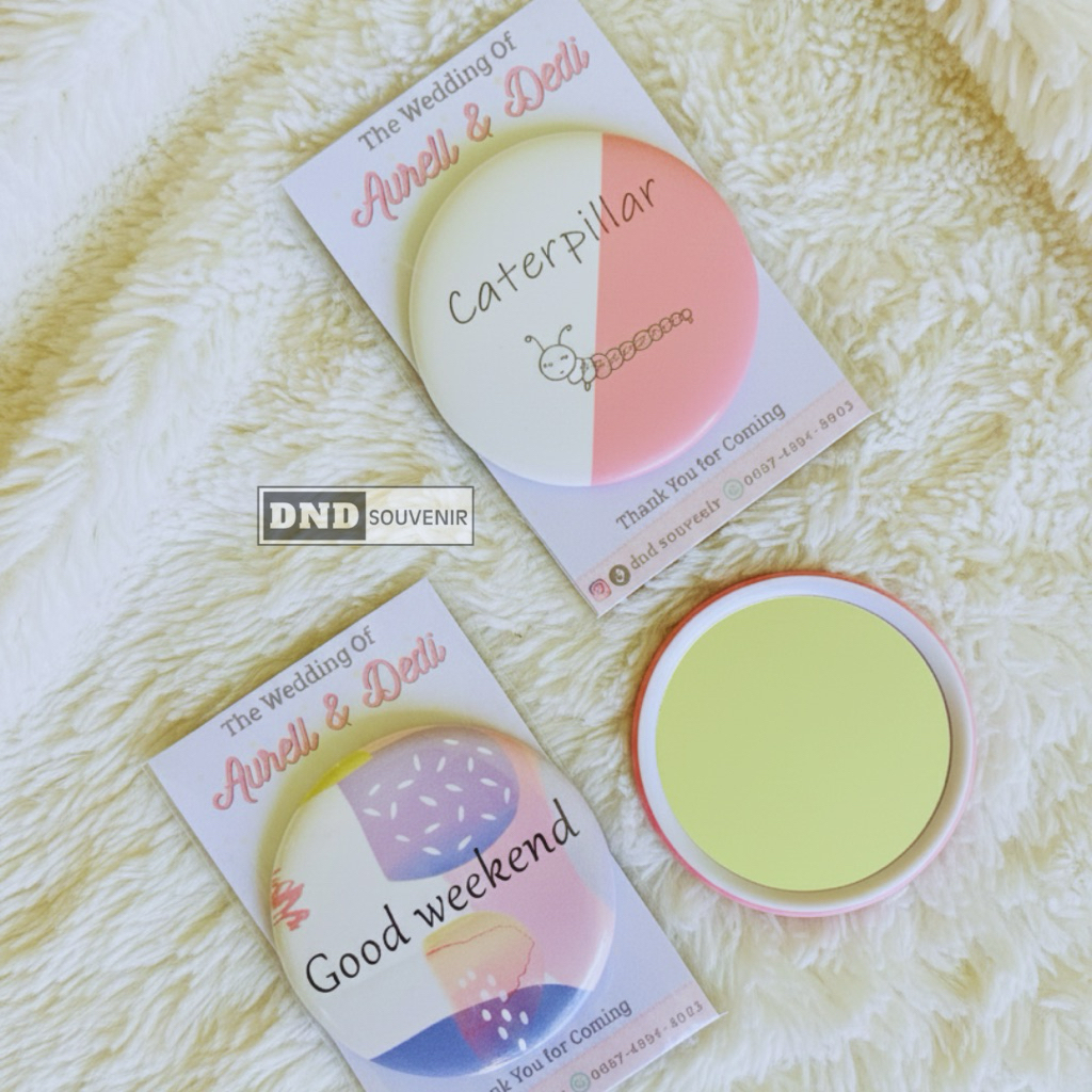 SOUVENIR CERMIN BULAT / SOUVENIR CERMIN MINI / SOUVENIR PERNIKAHAN CERMIN / SOUVENIR CERMIN PERNIKAH