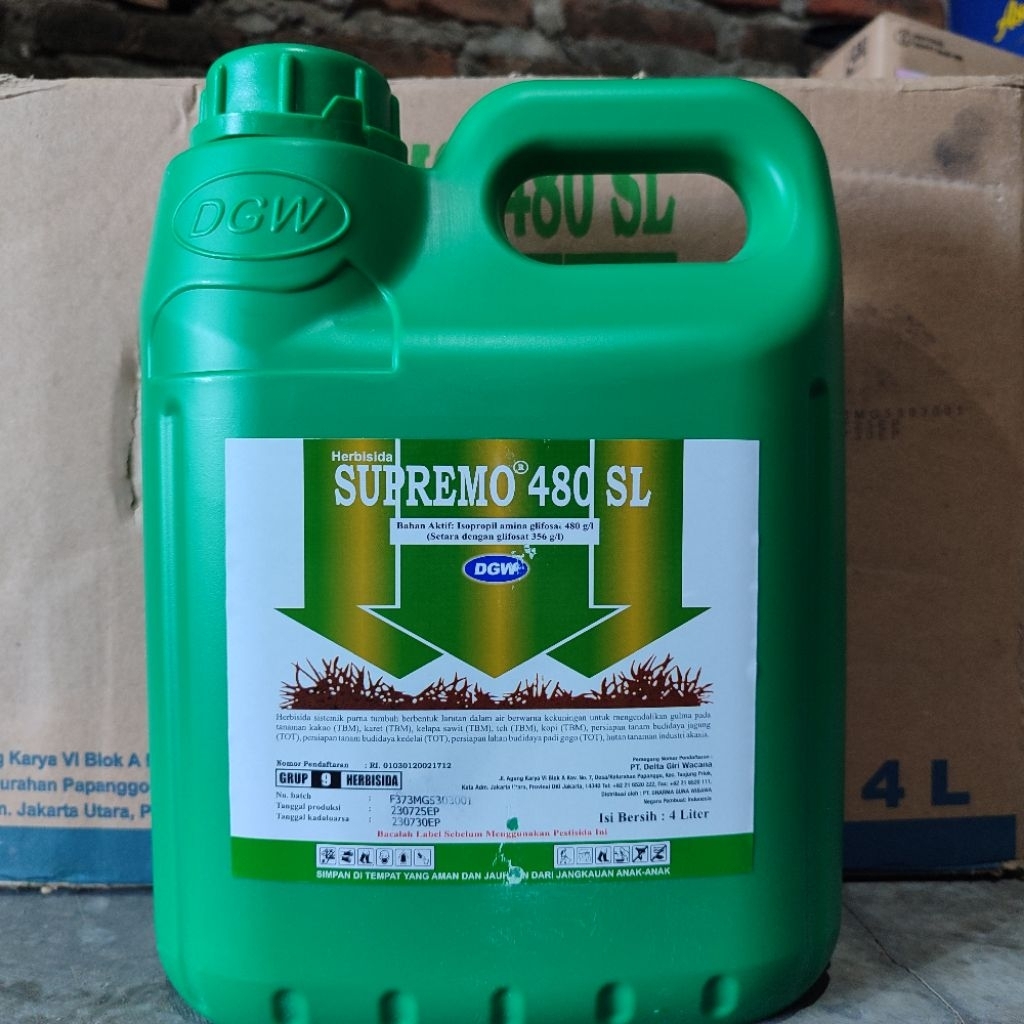 Herbisida SUPREMO 480 SL 4 LITER