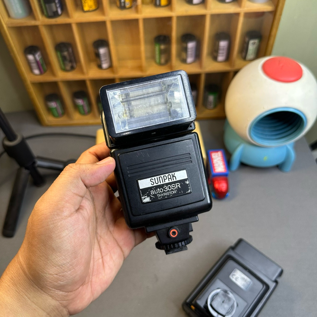 flash kamera analog sunpak auto 30SR