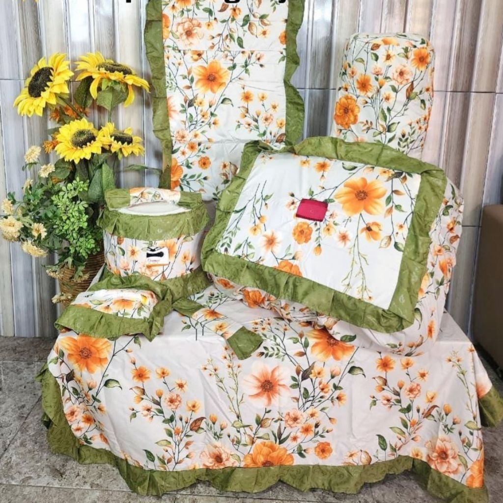 BISA COD SET COVER DAPUR TAPLAK MEJA MAKAN MINIMALIS SARUNG TUDUNG SAJI SARUNG GALON HOME SET MURAH 