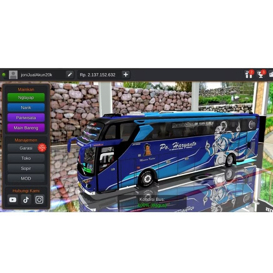 Akun Bussid Bus Simulator Indonesia Murah