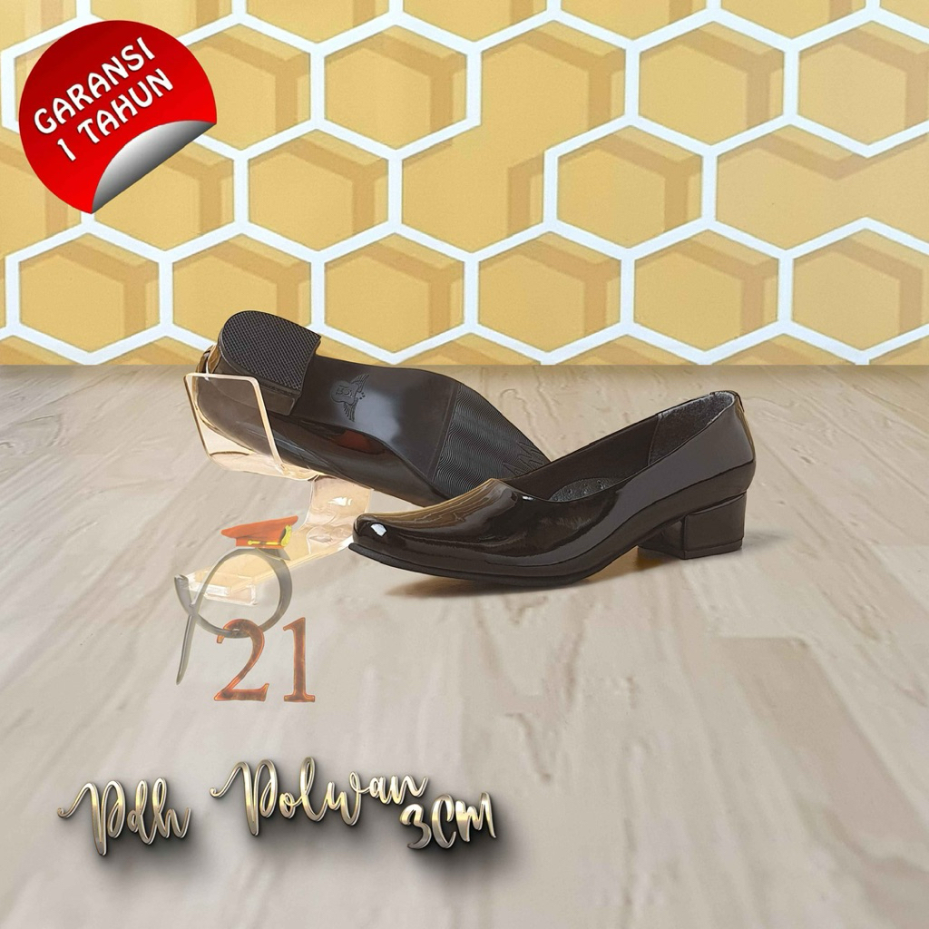 Sepatu P21- Sepatu Pdh Polwan/ Sepatu kerja wanita/ Sepatu Kantor wanita