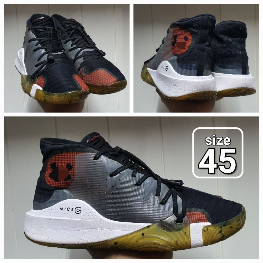 Sepatu Basket U4 Mid Spawn size 45 Second ori shoes