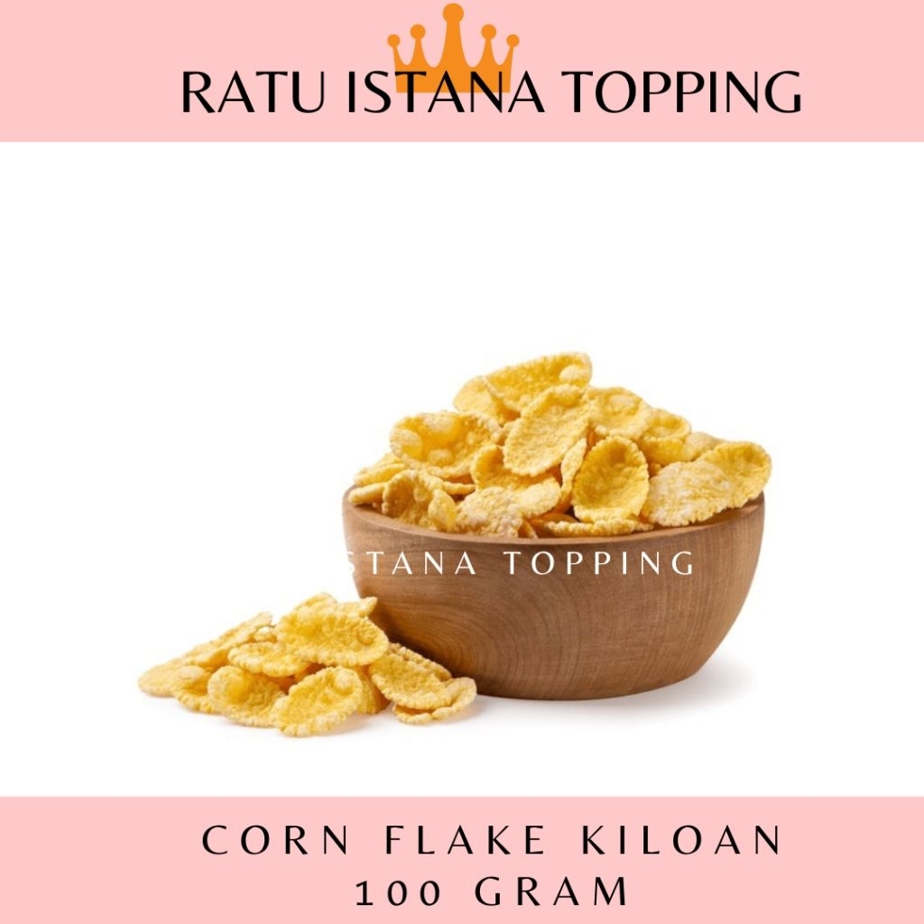 CORNFLAKE CURAH 100 GRAM CORN FLAKE MURAH SEREAL JAGUNG KILOAN