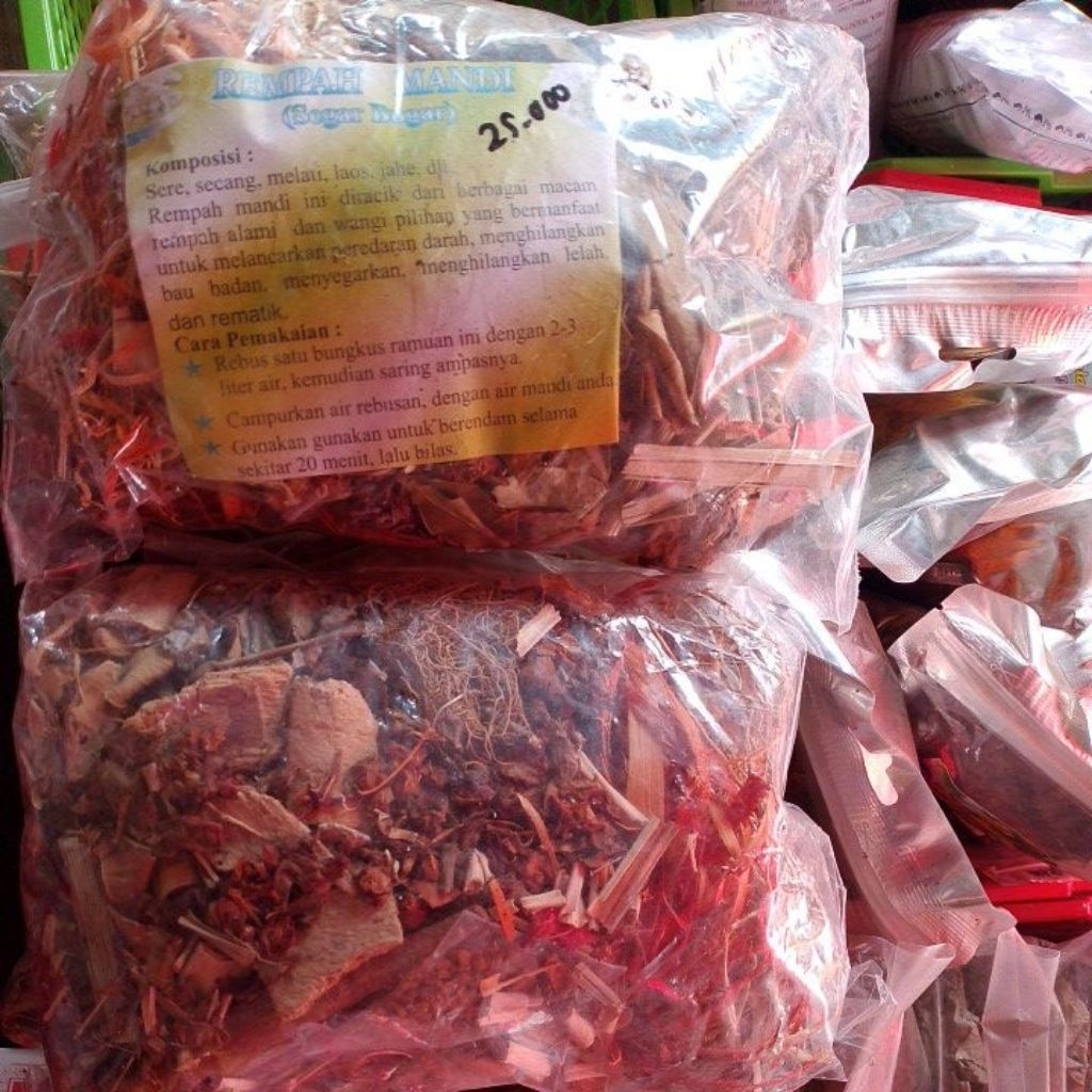 rempah mandi melahirkan