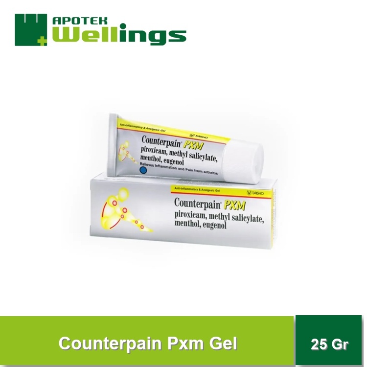 Wellings Counterpain Pxm Gel 25g