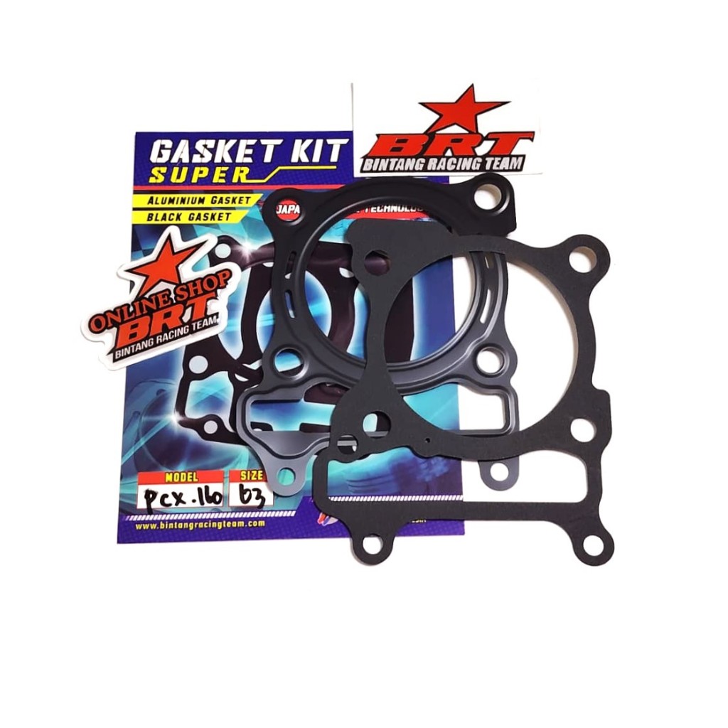 GASKET BRT PAKING BLOK HEAD VARIO 160 PCX 160 ADV 160 63mm 63 mm PACKING ATAS BAWAH BRT VARIO PCX AD