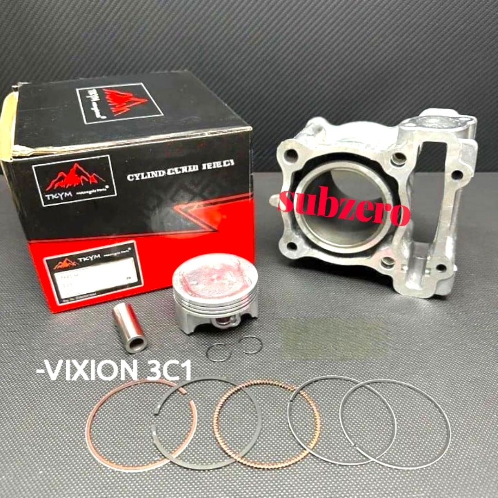 BLOK MESIN + SEHER PISTON KIT TAKAYAMA 3C1 VIXION LAMA OLD ORI TAKAYAMA