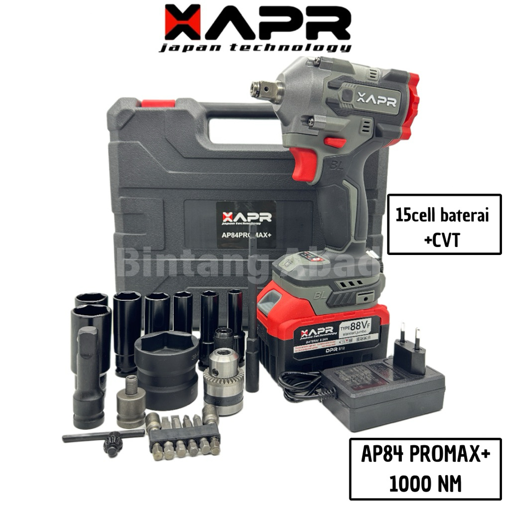 APR Impact Wrench 1000NM AP84 PROMAX+ / APR Japan Impact Wrench / Bor Impact APR 1000 NM