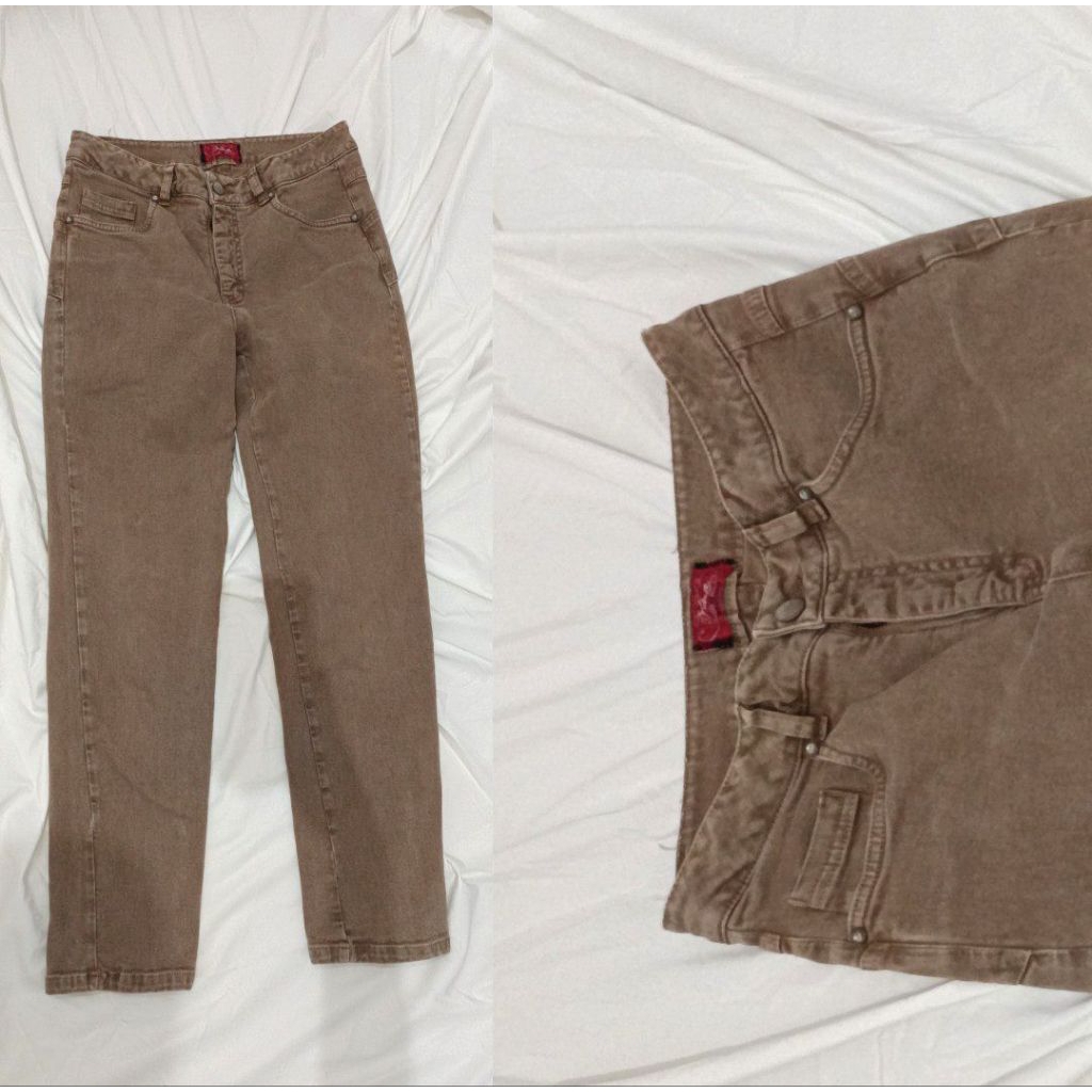 Brown jeans | skinny jeans coklat |jeans coklat like new